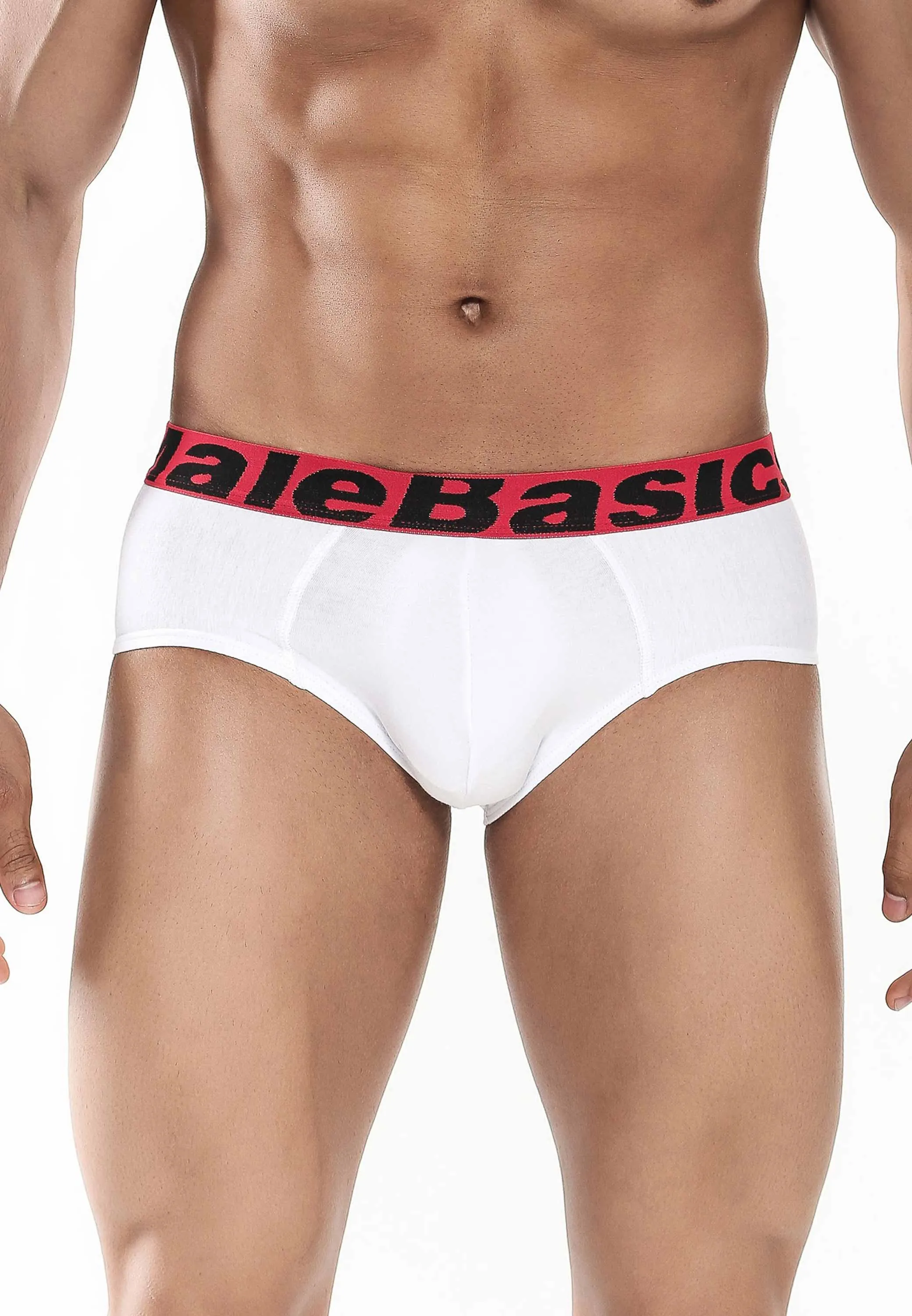 MaleBasics Mens Brief 3-Pack-Multicolor