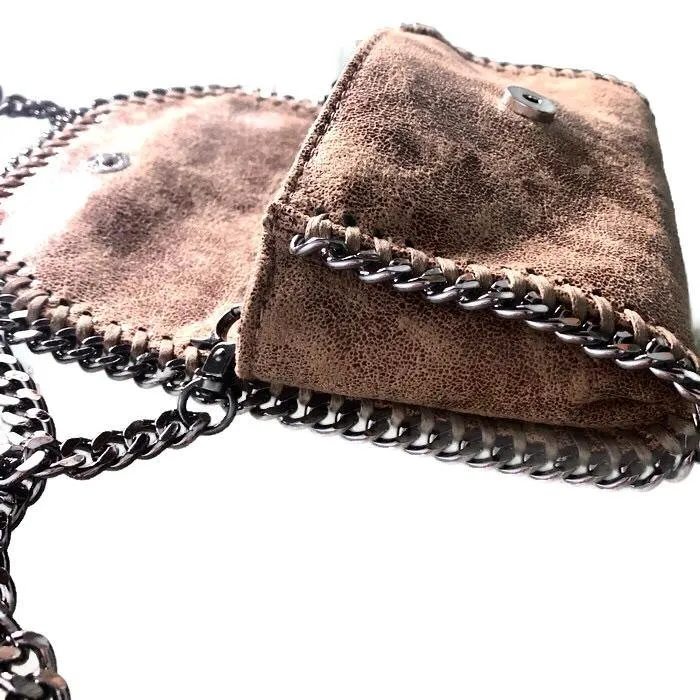 Mama Moto Clutch | Brown Blaze