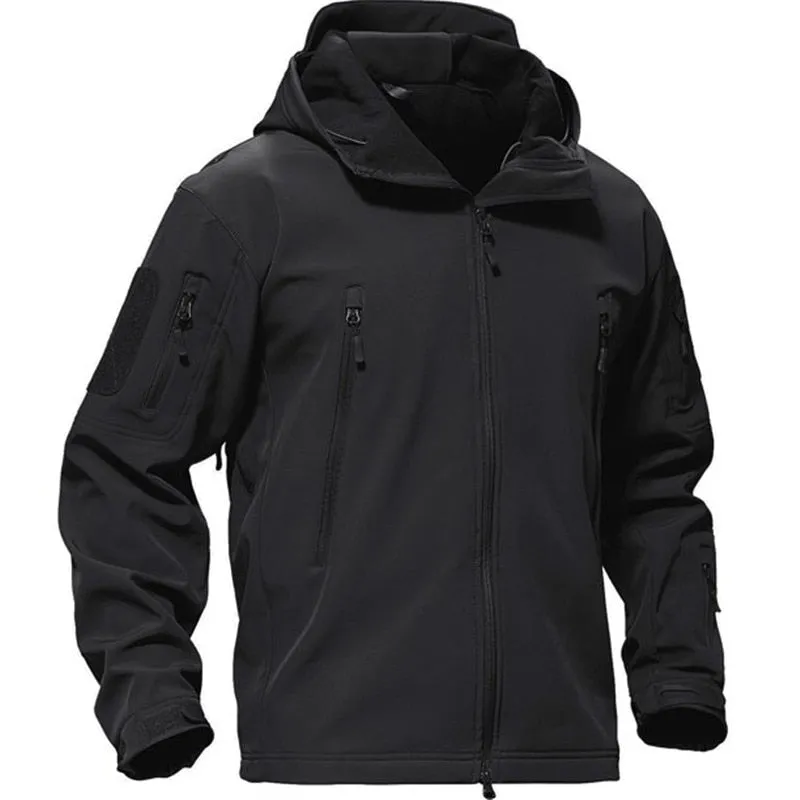 Men's Spring Jacket Soft Shell Shark Skin Outerwear Coat for Hiking Camping Hunting Thermal