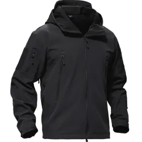 Men's Spring Jacket Soft Shell Shark Skin Outerwear Coat for Hiking Camping Hunting Thermal