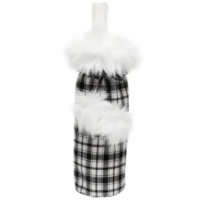 Meravic Plaid Coat Bottle Bags