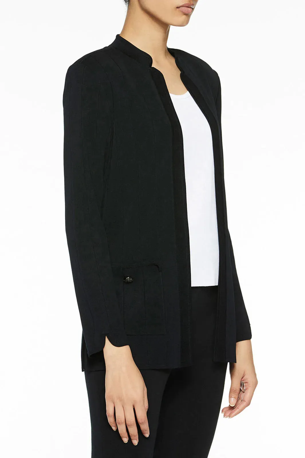MGW-LJ01 BLACK KNIT JACKET