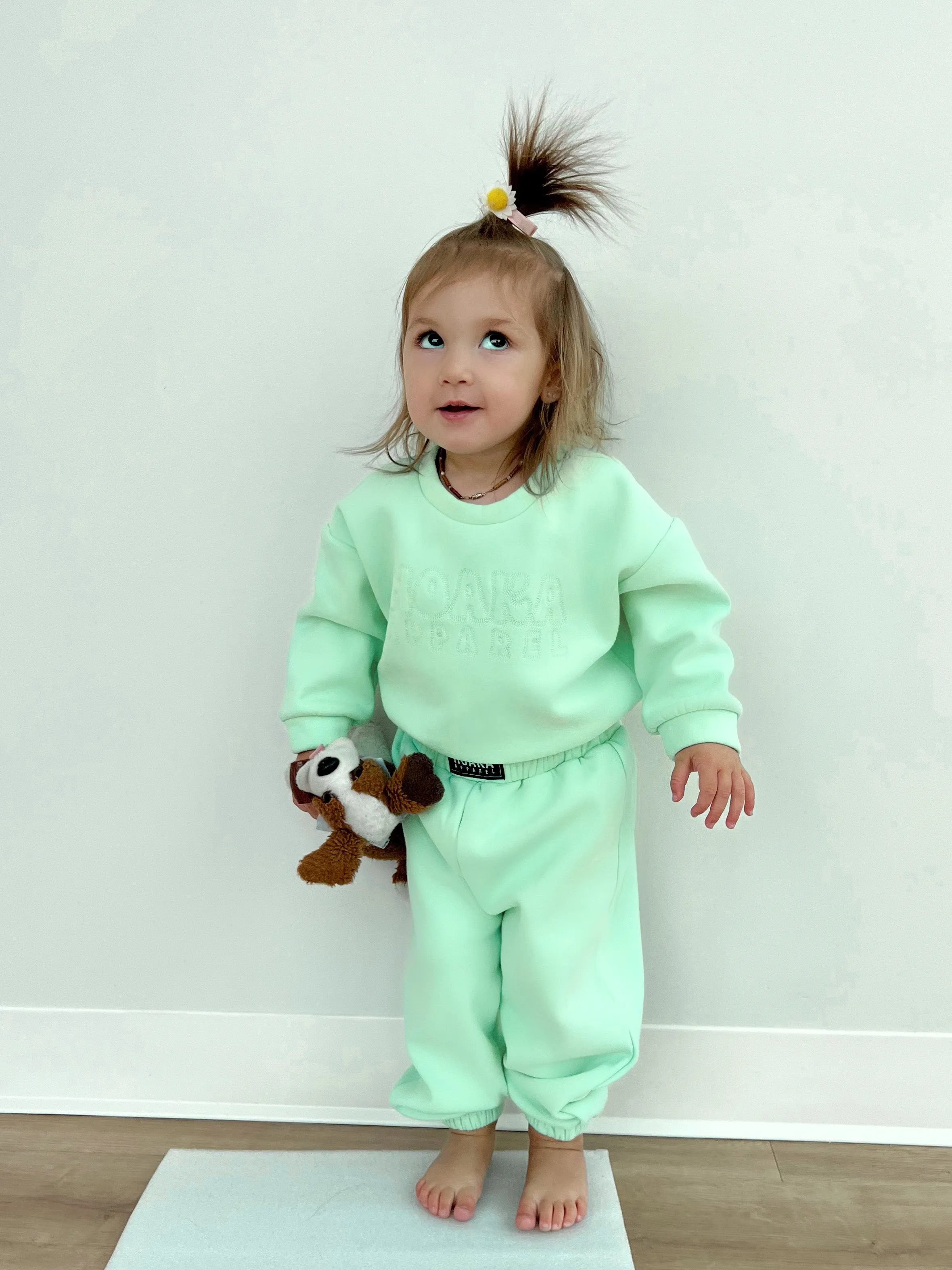 Mint Comfy Joggers For Baby & Kids