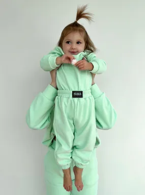 Mint Comfy Joggers For Baby & Kids