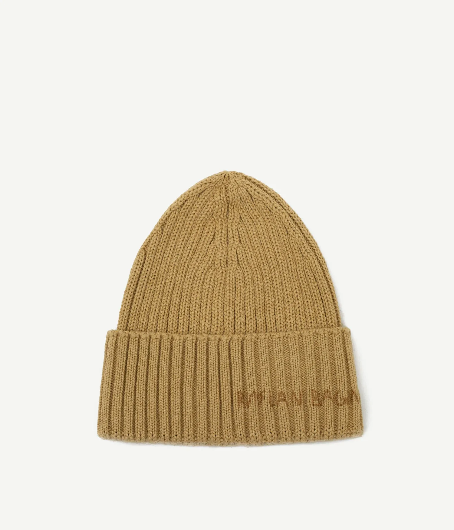 Monogram-embroidered Wool-blend  Beanie