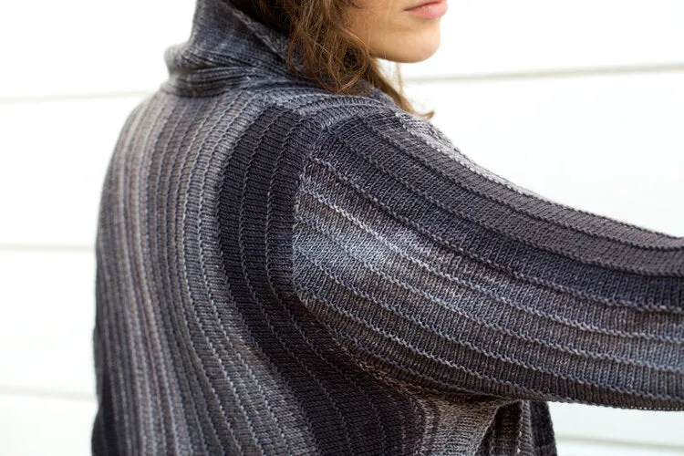 Monokrom Cardigan Fingering Kit (Urth Yarns) Online Only
