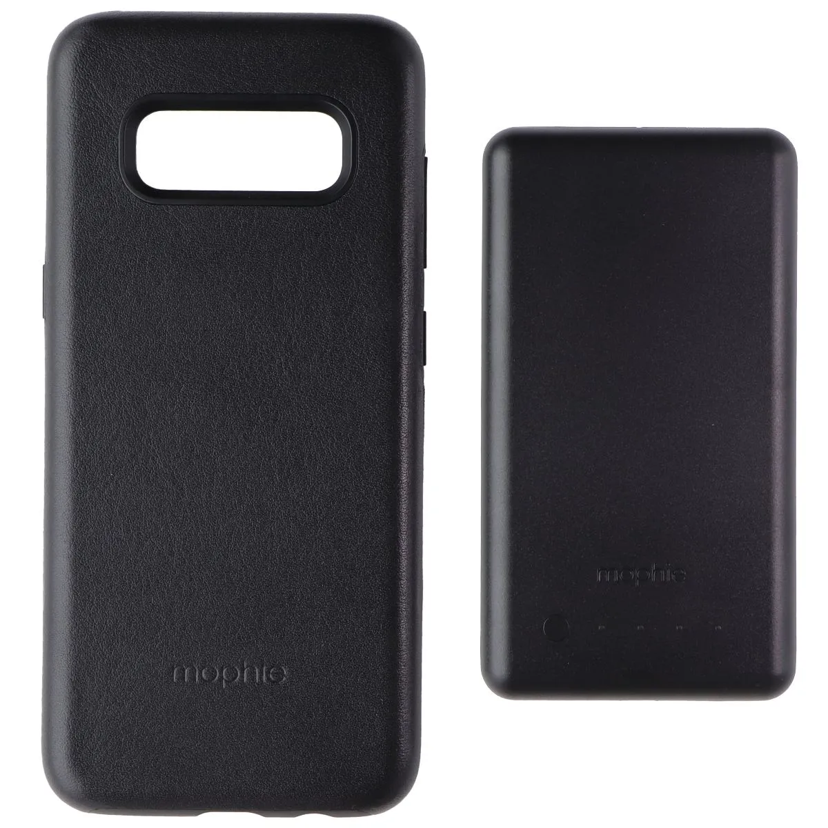 Mophie Leather Charge Force Case & Qi PowerStation mini for Galaxy S8 - Black