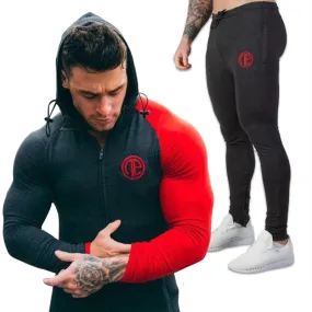 Muscle fit tracksuit