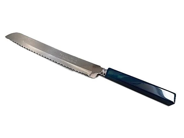 Natural Stone Trim Agate Bread Knife