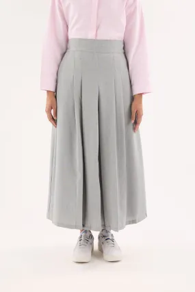 Nelly Grey Pleated Skirt