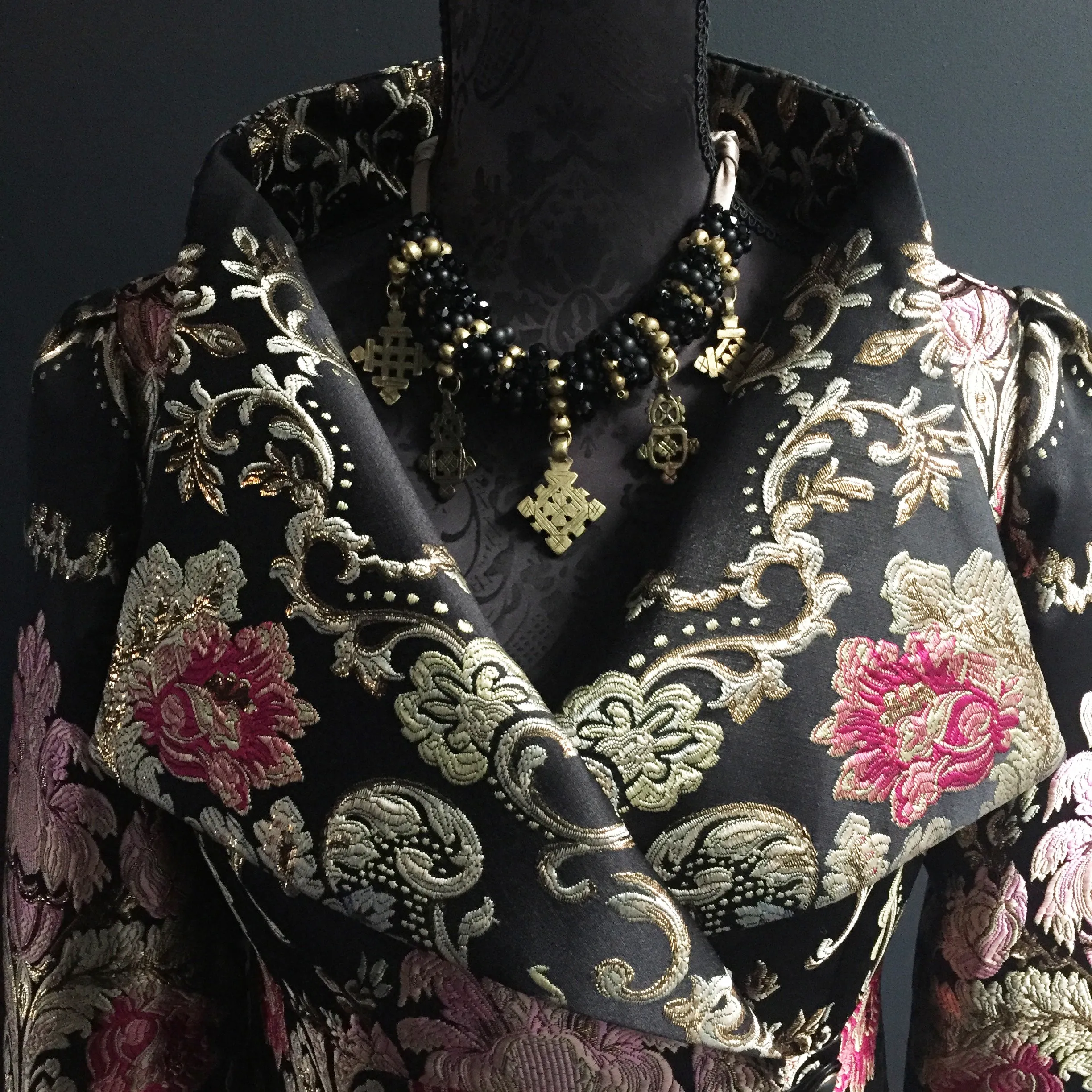 Nikita Coat Dress - Luxe brocade