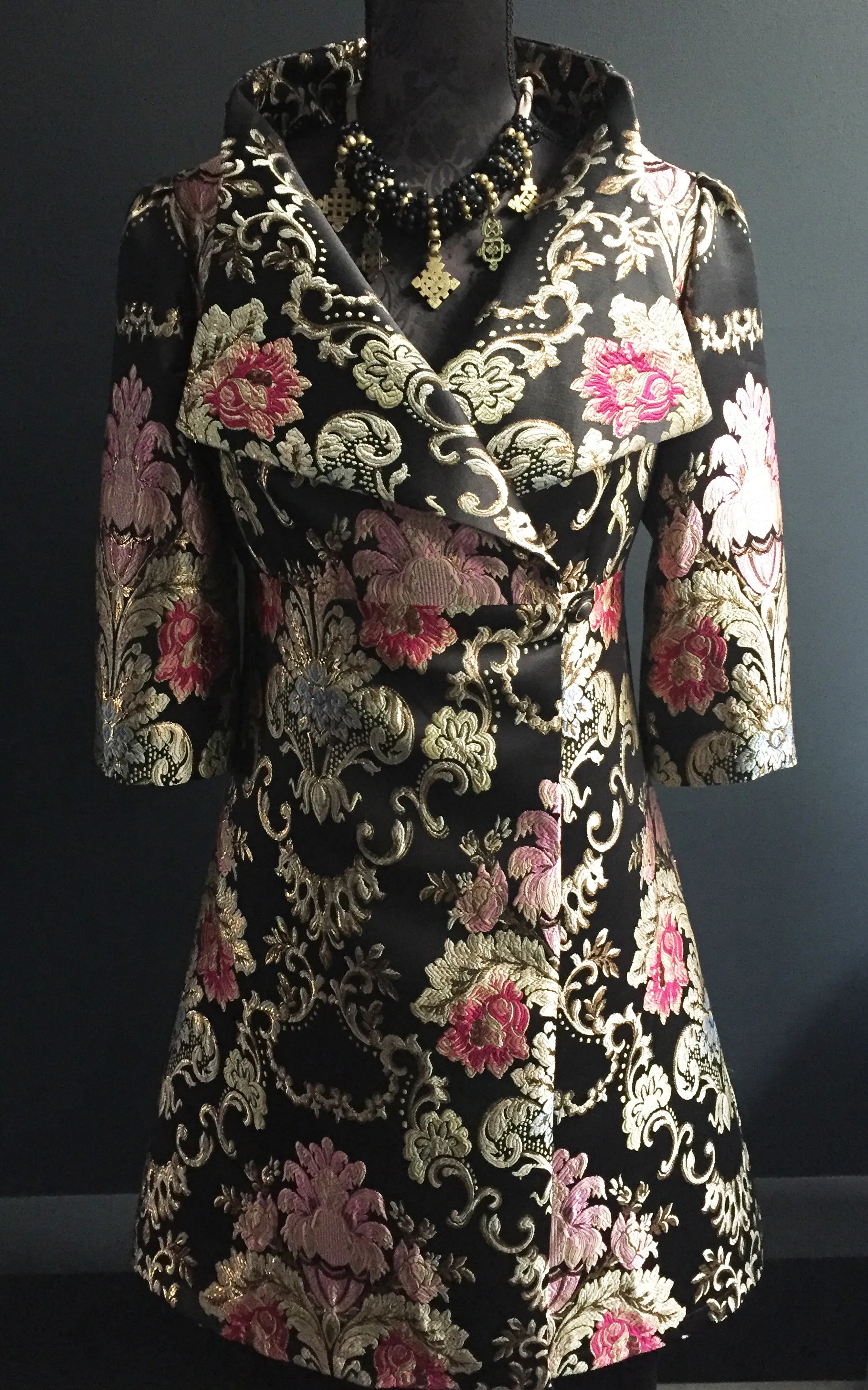 Nikita Coat Dress - Luxe brocade