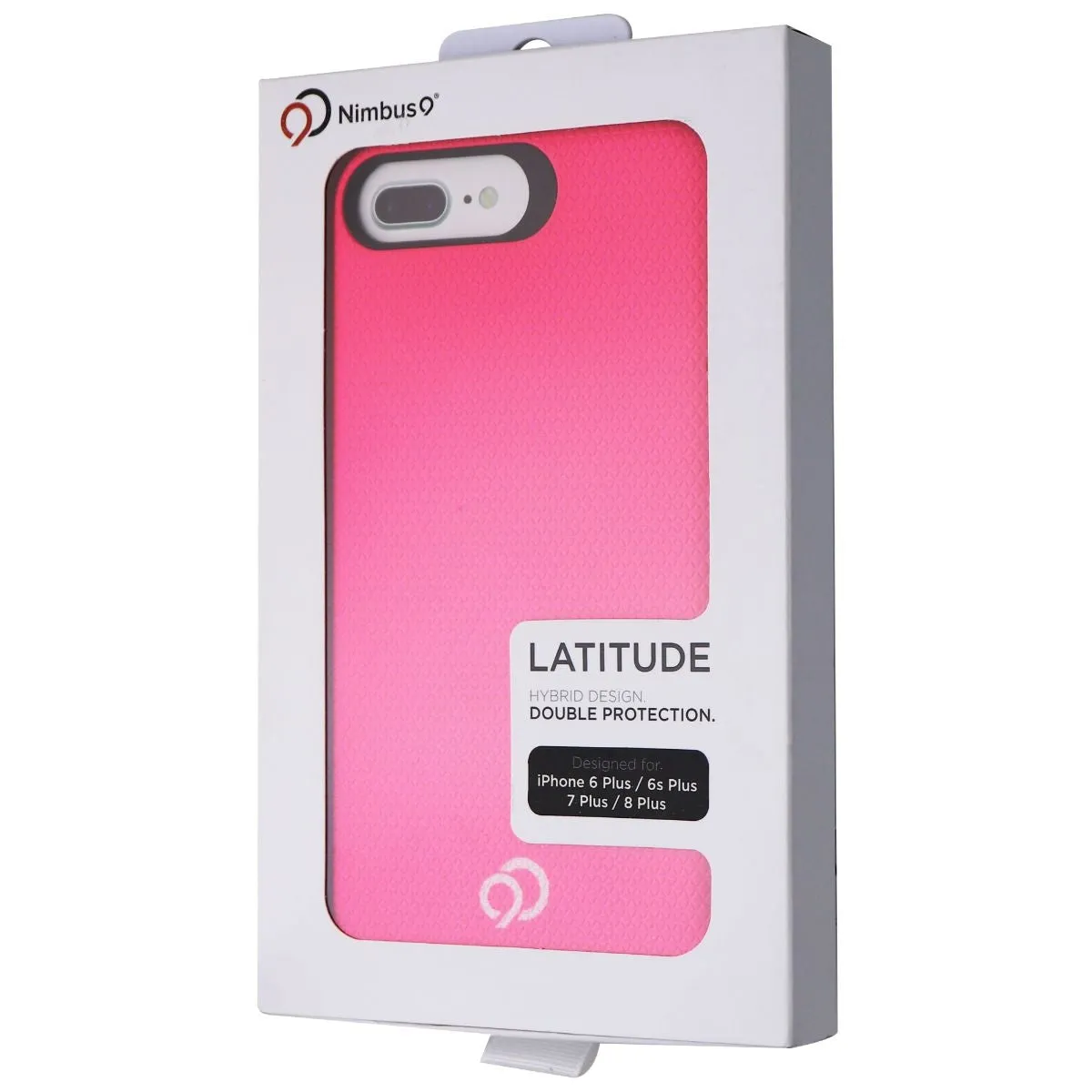 Nimbus9 Latitude Case for Apple iPhone 8 Plus and 7 Plus - Textured Pink/Black