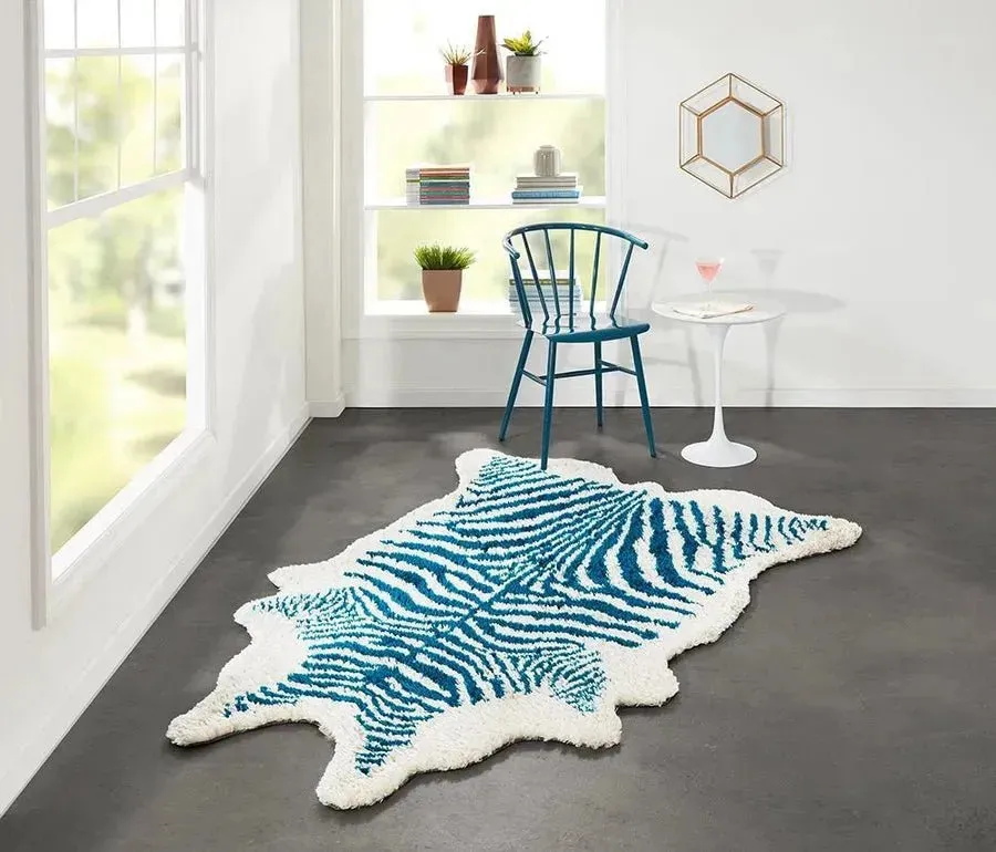 Novogratz Kalahari KAL 1 Turquoise Rug