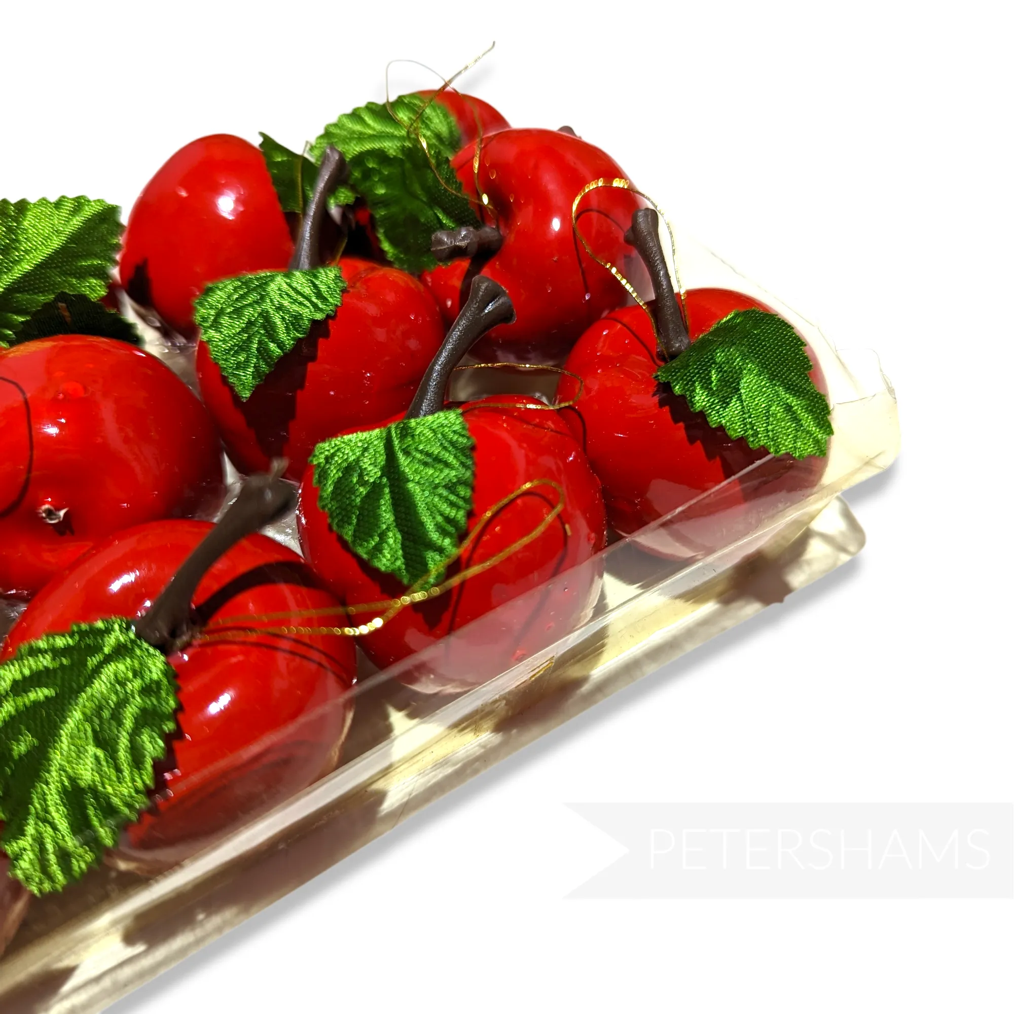 'Oscar' Vintage 1960/70's Kitsch Red Artificial Apples - Box of 12