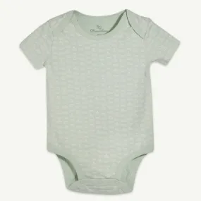 Ostrich Print Waves Bodysuit