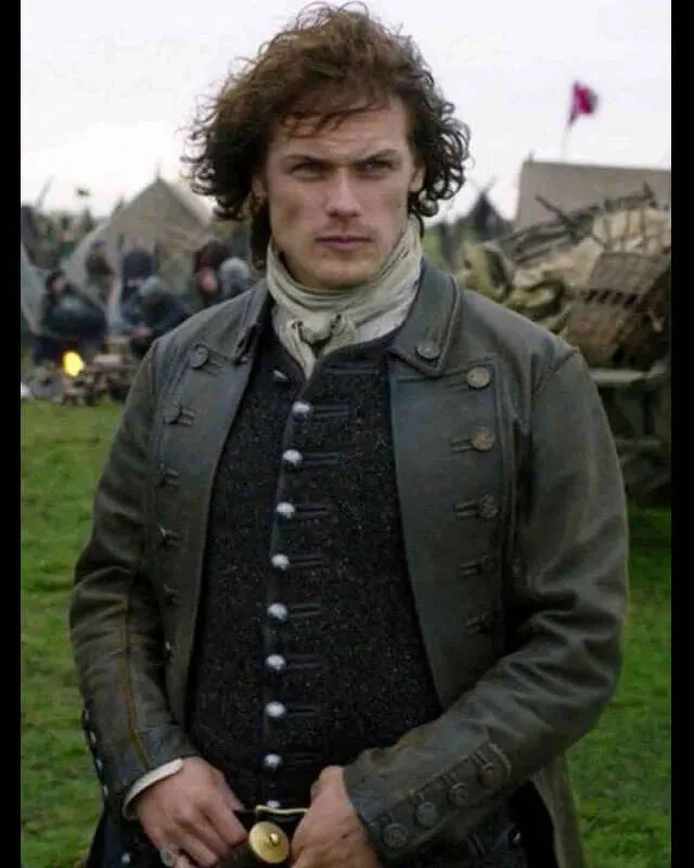 Outlander Jamie Fraser Distressed Leather Coat