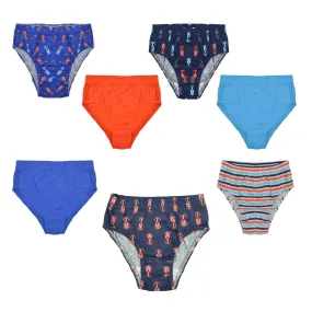 Pack of 7 Boys Briefs and Girls Knickers Cotton Blend Kids Underwear with Comfortable Waistband Assorted Colours and Patterns for Ages 2-8 Years by Daisy Dreamer
