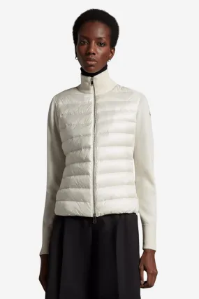 Padded Wool Cardigan