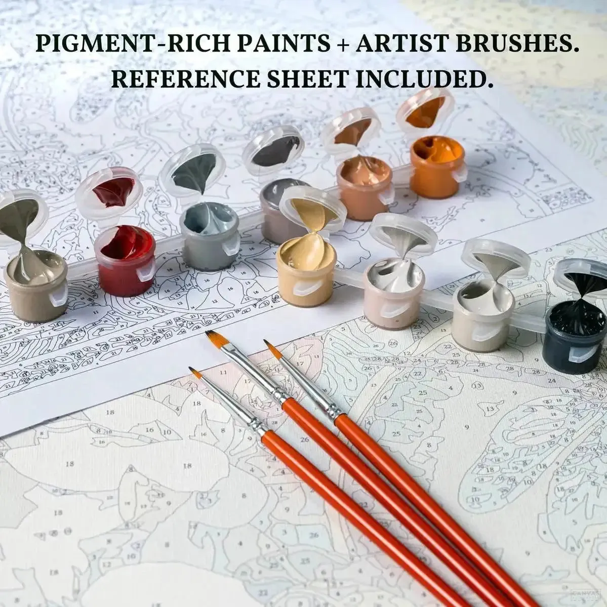 Paint Your Pet by Numbers Featuring Custom Paint by Numbers Kit