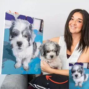 Paint Your Pet by Numbers Featuring Custom Paint by Numbers Kit