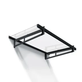 Palram - Canopia | Bremen 1500 5x3 ft Awning - Gray/Clear