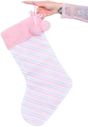Pastel Candy Cane | HOLIDAY STOCKING