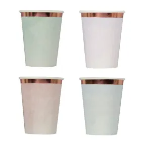 Pastel Watercolour Cups (8 pack)