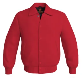 Personalized Varsity Jacket Red Classic Satin Jacket Mens Letterman Jacket