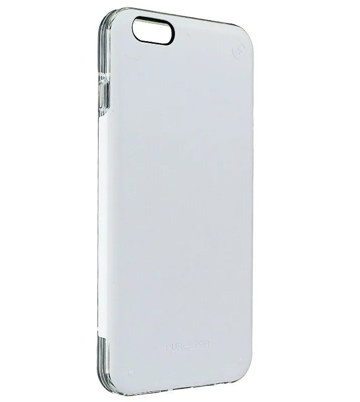 PureGear DualTek Pro Hardshell Case Cover iPhone 6s Plus 6 Plus - White / Clear