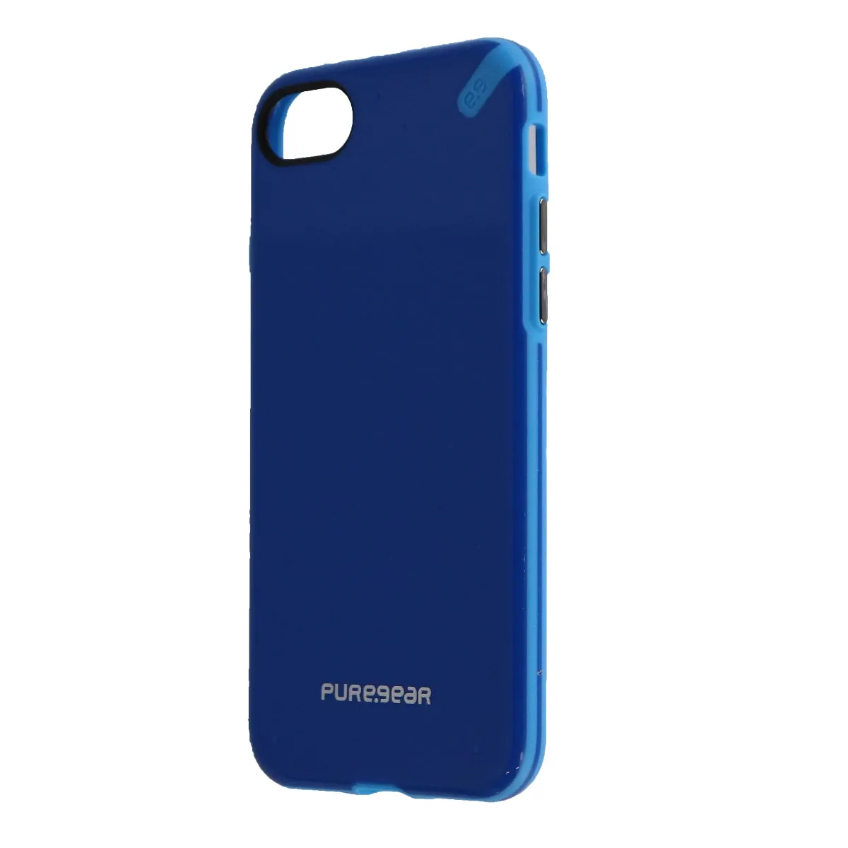 PureGear Slim Shell Series Hard Case Cover for iPhone 8 7 - Blue/Light Blue