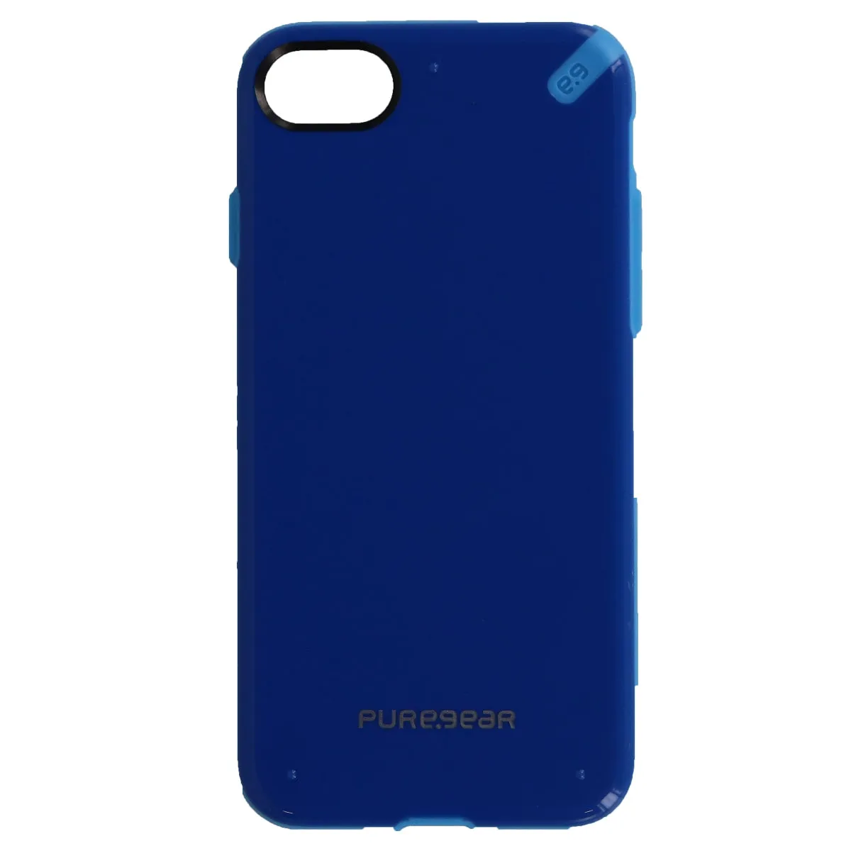 PureGear Slim Shell Series Hard Case Cover for iPhone 8 7 - Blue/Light Blue