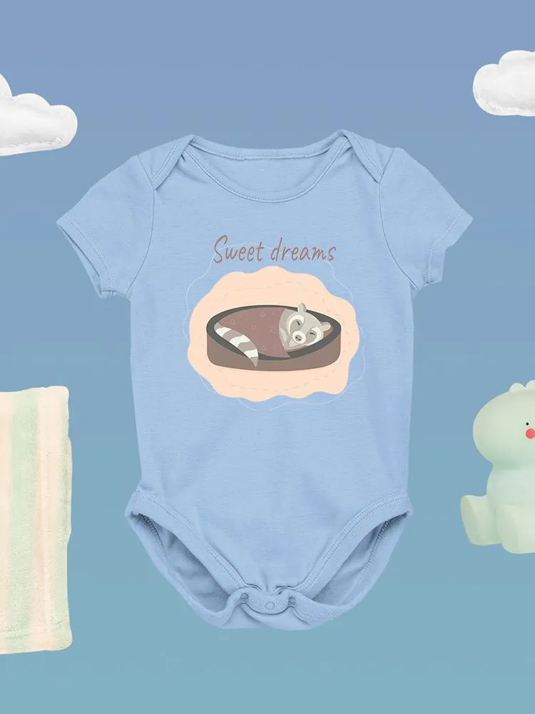 Raccoon Having Dreams Bodysuit -Image by Shutterstock