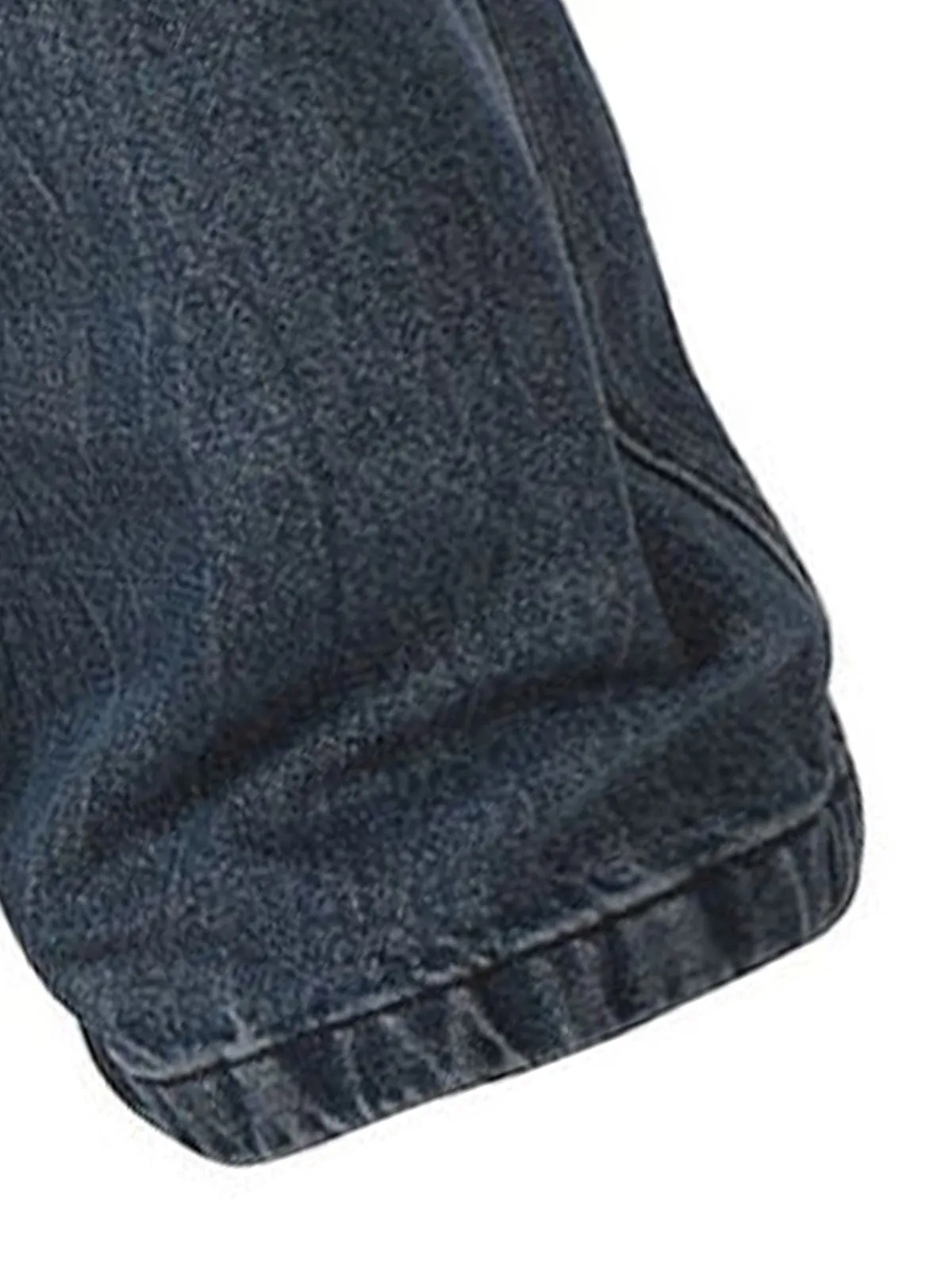 Retro Neutral Washed Straight Jeans - 2261