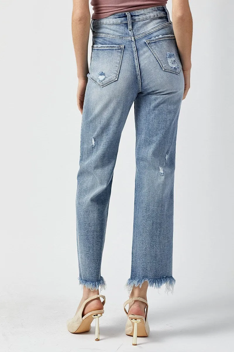 Risen Jeans - High Rise Straight Jeans - RDP5116