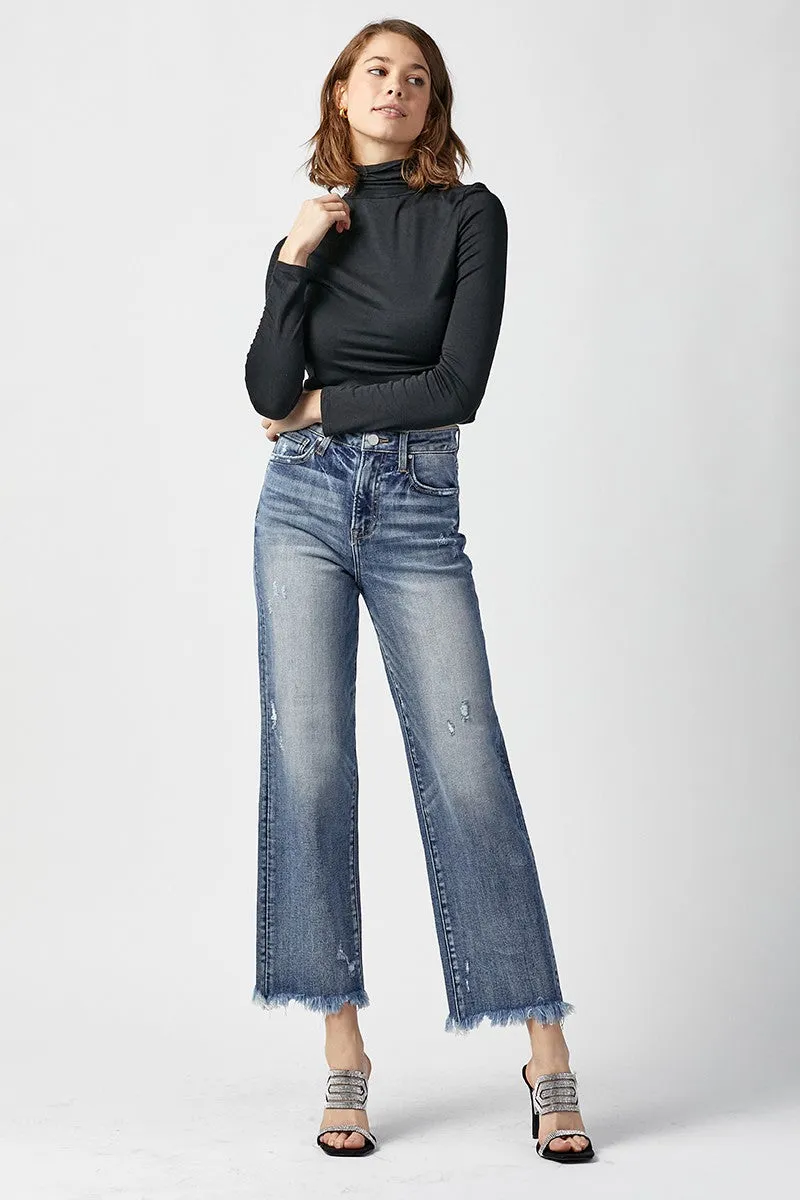 Risen Jeans - High Rise Straight Jeans - RDP5116