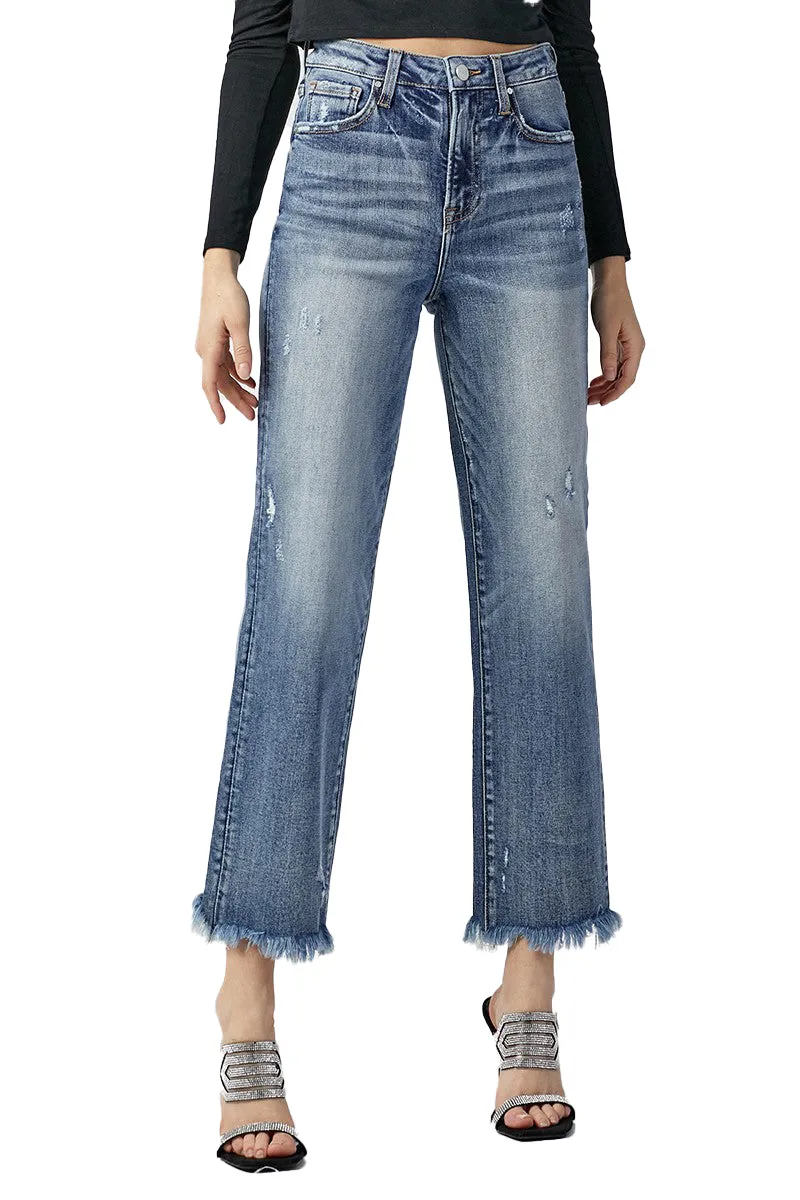 Risen Jeans - High Rise Straight Jeans - RDP5116