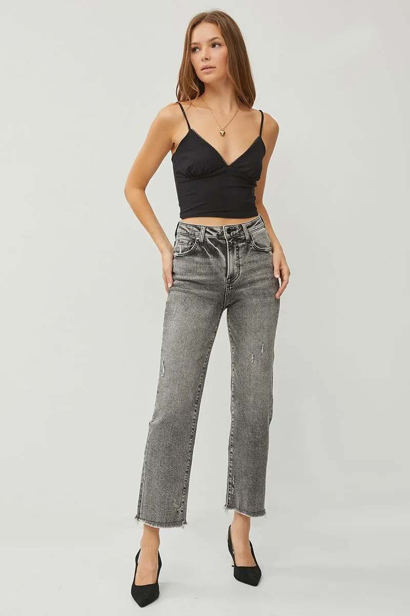 Risen Jeans - High Rise Straight Jeans - RDP5116