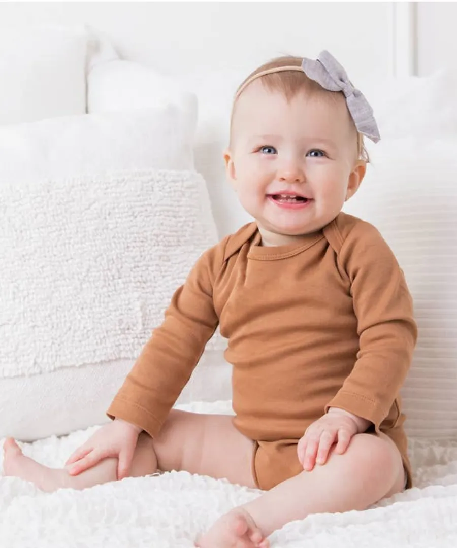 Sage Green Organic Long-Sleeved Body Suit