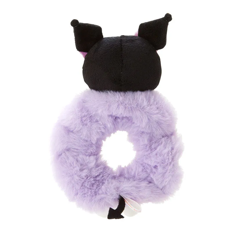 Sanrio Kuromi fluffy hair scrunchie / bracelet