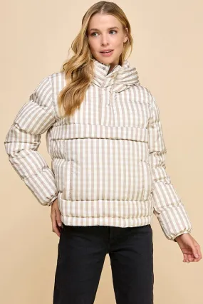 Savannah Gingham Puffer