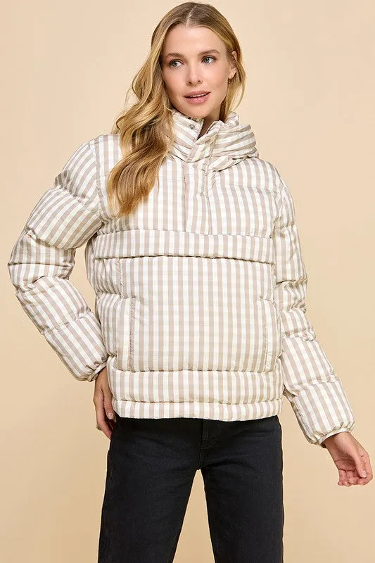 Savannah Gingham Puffer