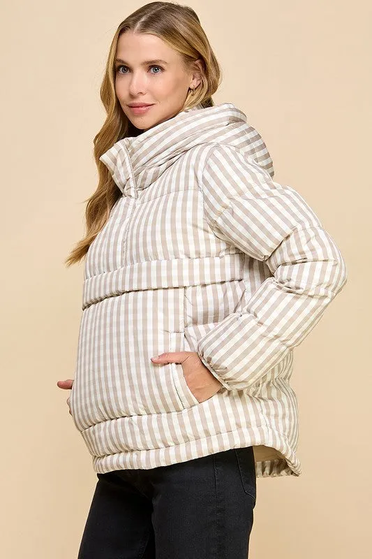 Savannah Gingham Puffer