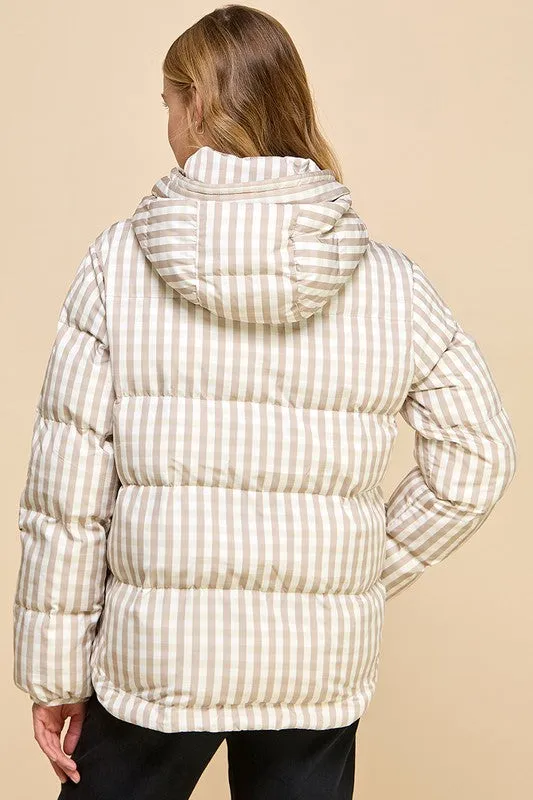 Savannah Gingham Puffer