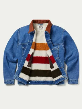 Schaefer Men's Legend Denim Jacket with Fleece Lining