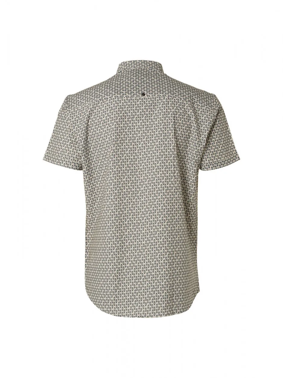 Shirt Short Sleeve Allover Printed | Offwhite