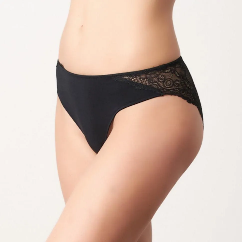 Silktouch TENCEL™ Lace Trim Panty (Made in Japan)