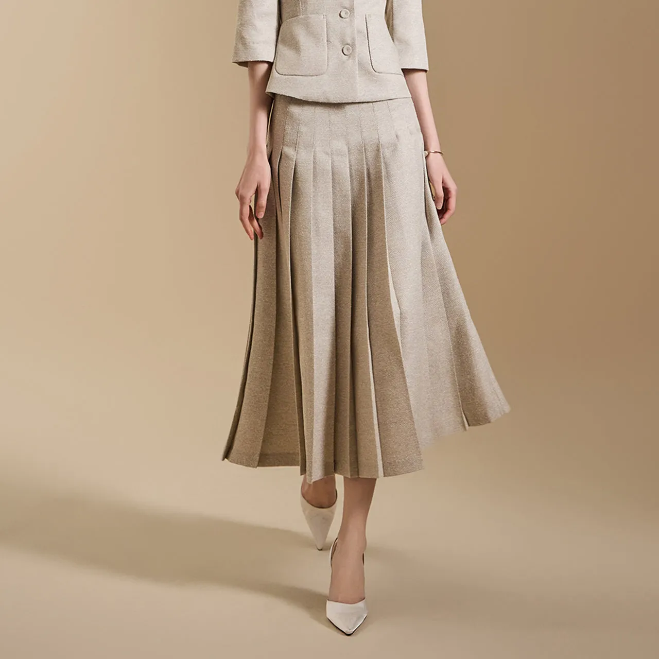 SK2758 Pleated  Skirt