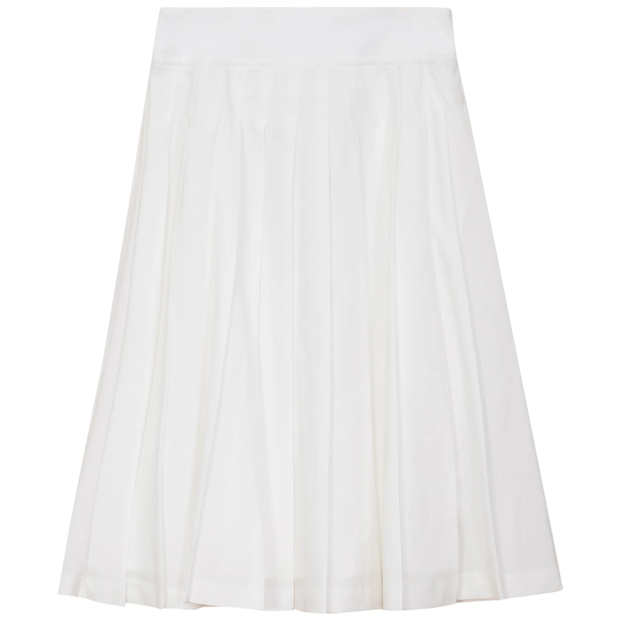 skirt pleated - white