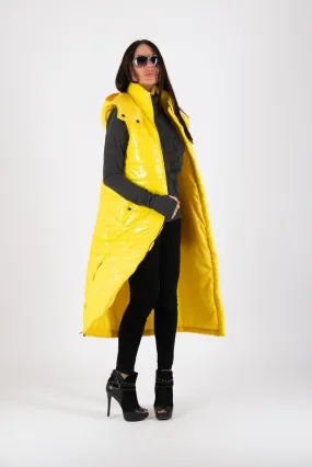 Sleeveless Yellow Puffer Jacket OXANA SALE